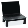 Adjustable Rectangular Monitor Stand, 14.5" x 10.5" x 2.5" To 5.25", Black, Supports 50 Lb, 2/Pack