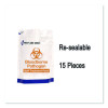 15-Piece Blood-Borne Pathogen Treatment Pack, 15 Pieces, Resealable Plastic Bag