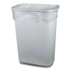 Linear Low-Density Can Liners, 33 Gal, 2 Mil, 33" x 39", Clear, Flat Pack, 100/Carton