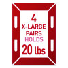 Damage-Free Hanging Picture Hanging Strip Pairs, Holds Up To 5 Lb, 8/Pack