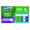 Sweeper Trap + Lock Wet Mop Cloth, 8 x 10, White, Lavender Scent, 38/Pack