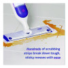 Powermop Mopping Pads, 15.4 x 5.3, White/Purple, 8/Pack