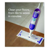 Powermop Mopping Pads, 15.4 x 5.3, White/Purple, 8/Pack