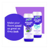 Powermop Mopping Pads, 15.4 x 5.3, White/Purple, 8/Pack