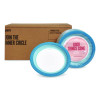 Heavy-Weight Paper Plates, 10" Dia, White/Blue, 500/Carton