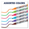 Premium Glass Board Dry Erase Marker, Medium Bullet Tip, Assorted Colors, 6/Pack
