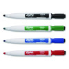 Magnetic Dry Erase Marker, Fine Bullet Tip, Assorted Colors, 4/Pack