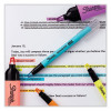 Clearview Pen-Style Highlighter, Assorted Ink Colors, Chisel Tip, Assorted Barrel Colors, 8/Pack
