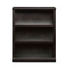 Select Collection Bookcase, Three-Shelf, 35.37w x 13.22d x 69.76h, Estate Black