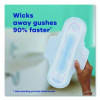 Ultra Thin Pads With Wings, Size 1, Regular Absorbency, 22 Pads/Pack, 12 Packs/Carton