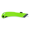 Ceramic Safety Cutter With Fold-Out Film Cutter, Plastic Handle, Green