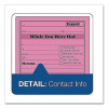 While You Were Out Memo Pad, One-Part (No Copies), 4.25 x 5.5, 50 Forms/Pad, 12 Pads/Pack
