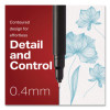 Water-Resistant Ink Porous Point Pen, Stick, Fine 0.4 Mm, Assorted Ink And Barrel Colors, 4/Pack