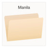 Manila File Folders, Straight Tabs, Legal Size, 0.75" Expansion, Manila, 100/Box