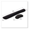 Memory Foam Gaming Ergonomic Keyboard And Mouse Wrist Rest Set, Black