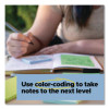 Recycled Pop-Up Notes In Oasis Collection Colors, Cabinet Pack, 3" x 3", Assorted Colors, 70 Sheets/Pad, 18 Pads/Pack