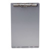 Redi-Rite Aluminum Storage Clipboard, 1" Clip Capacity, Holds 6 x 10 Sheets, Silver
