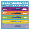 Pearl Tampons, Regular Absorbency, 50/Pack