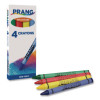Crayons Made With Soy, Regular Size, 0.37" x 3.7", 4 Assorted Colors, 4/Pack, 288 Packs/Carton