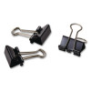 Mini Binder Clips, Black/Silver, Dozen