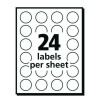 Printable Self-Adhesive Removable Color-Coding Labels, 0.75" Dia, Green, 24/Sheet, 42 Sheets/Pack, (5463)