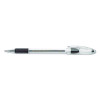 R.s.v.p. Ballpoint Pen Value Pack, Stick, Medium 1 Mm, Black Ink, Clear/Black Barrel, 24/Pack
