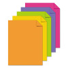 Color Cardstock -"Happy" Assortment, 65 Lb Cover Weight, 8.5 x 11, Assorted, 250/Pack