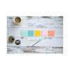 Original Pads In Beachside Cafe Collection Colors, Note Ruled, 4" x 6", 100 Sheets/Pad, 5 Pads/Pack