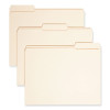 Expandable Heavyweight File Folders, 1/3-Cut Tabs: Assorted, Letter Size, 1.5" Expansion, Manila, 50/Box