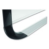 Pure Platinum Dry Erase Board, 96" x 48", White Surface, Silver/Black Aluminum Frame