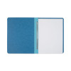 Pressboard Report Cover With Tyvek Reinforced Hinge, 2-Hole Prong Fastener, 3" Capacity, 8.5 x 11, Light Blue