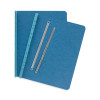 Pressboard Report Cover With Tyvek Reinforced Hinge, 2-Hole Prong Fastener, 3" Capacity, 8.5 x 11, Light Blue