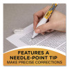 Wite-Out Shake 'n Squeeze Correction Pen, Needle Tip, 0.27 Oz, White