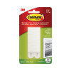 Damage-Free Hanging Picture Hanging Strip Pairs, Holds Up To 4 Lb, Large: 0.75" x 3.65", White, 4/Pack
