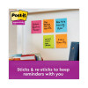 Pop-Up 3 x 3 Note Refill, 3" x 3", Energy Boost Collection Colors, 90 Sheets/Pad, 10 Pads/Pack