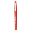 Point Guard Flair Felt Tip Porous Point Pen, Stick, Medium 0.7 Mm, Red Ink, Red Barrel, Dozen