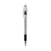 R.s.v.p. Ballpoint Pen, Stick, Medium 1 Mm, Black Ink, Clear/Black Barrel, Dozen