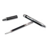 Energel Alloy Rt Gel Pen, Retractable, Medium 0.7 Mm, Black Ink, Black Barrel