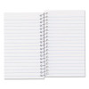 Paper Blanc Xtreme White Wirebound Memo Books, Narrow Rule, Randomly Assorted Cover Color, (60) 5 x 3 Sheets