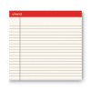 Colored Perforated Ruled Writing Pads, Wide/Legal Rule, (50) Ivory 8.5 x 11 Sheets, Dozen