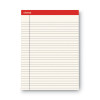 Colored Perforated Ruled Writing Pads, Wide/Legal Rule, (50) Ivory 8.5 x 11 Sheets, Dozen