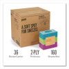 Ultra Soft Standard Facial Tissue, 2-Ply, White, 160 Sheets/Box, 3 Boxes/Pack, 12 Packs/Carton