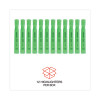 Desk Highlighters, Fluorescent Green Ink, Chisel Tip, Green Barrel, Dozen