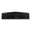 12-Sheet Deluxe Two- And Three-Hole Adjustable Punch, 9/32" Holes, Black