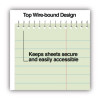 Steno Pads, Red Cover, Pitman Rule, (60) Green-Tint 6 x 9 Sheets