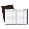 Dayminder Weekly Appointment Book, Vertical-Column Format, 11 x 8, Burgundy Cover, 12-Month (Jan To Dec): 2026