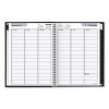 Dayminder Hardcover Weekly Vertical-Column Format Appointment Book, 11 x 8, Black Cover, 12-Month (Jan To Dec): 2026