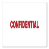 Message Stamp, Confidential, Pre-Inked One-Color, Red
