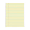 Glue Top Pads, Wide/Legal Rule, (50) Canary Yellow 8.5 x 11 Sheets, Dozen
