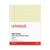 Glue Top Pads, Wide/Legal Rule, (50) Canary Yellow 8.5 x 11 Sheets, Dozen